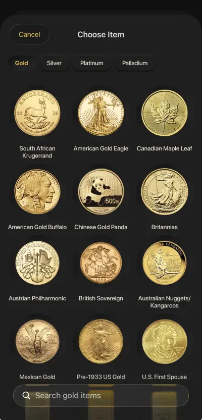 Gold list